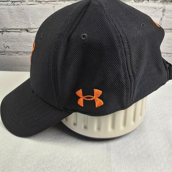 MLB BALTIMORE ORIOLES '47 BLACK HERITAGE CLEAN UP ADJUSTABLE HAT UNDER ARMOUR - Picture 2 of 6